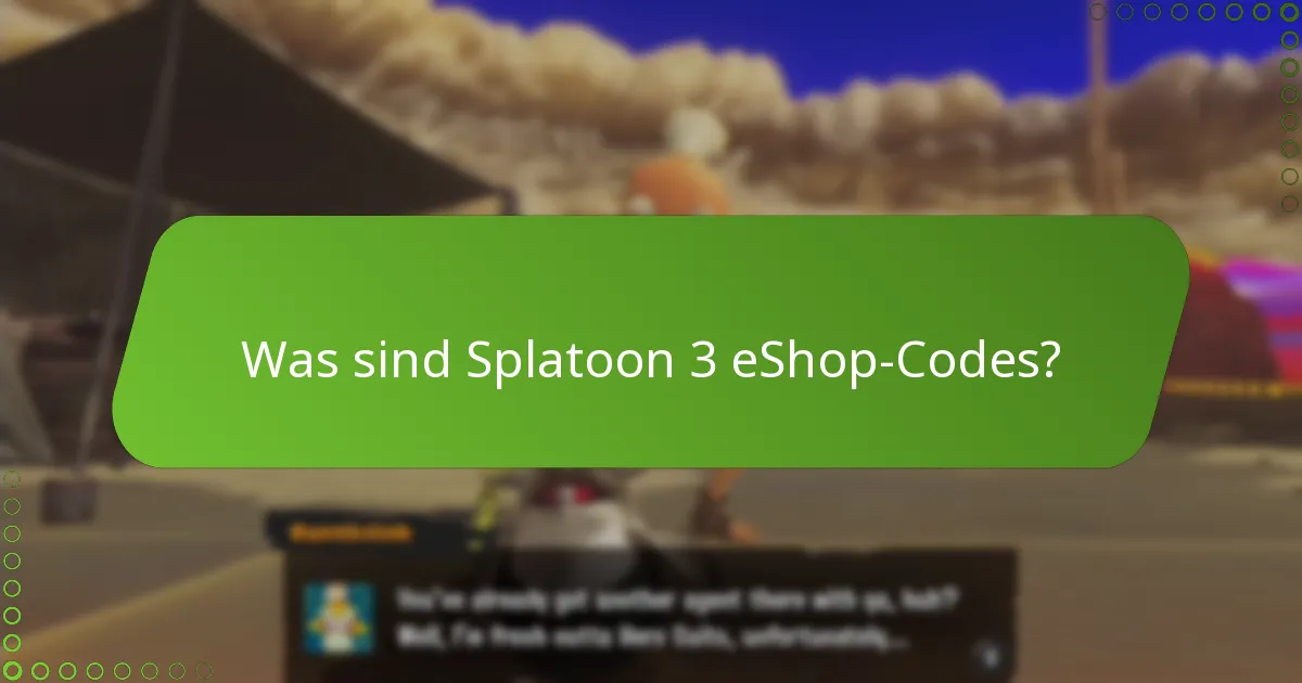 Wo finde ich gültige Splatoon 3 eShop-Codes?