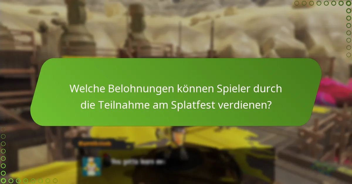 Welche Strategien können die Splatfest-Leistung verbessern?