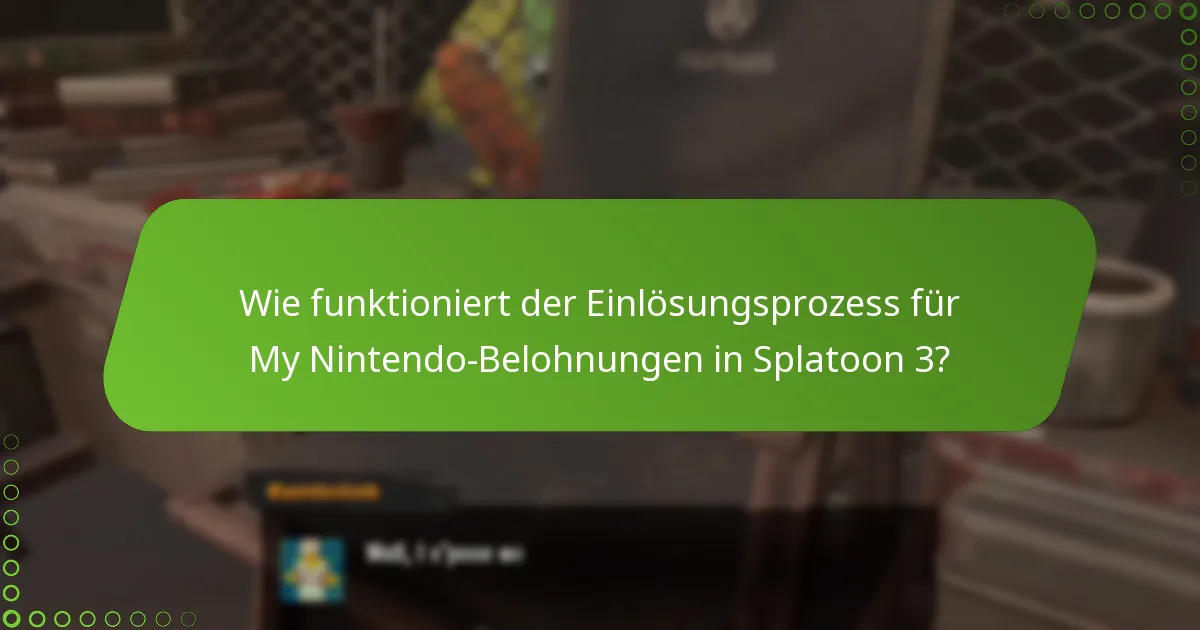 Was sind die Vorteile von exklusiven Gegenständen in den Splatoon 3 My Nintendo-Belohnungen?